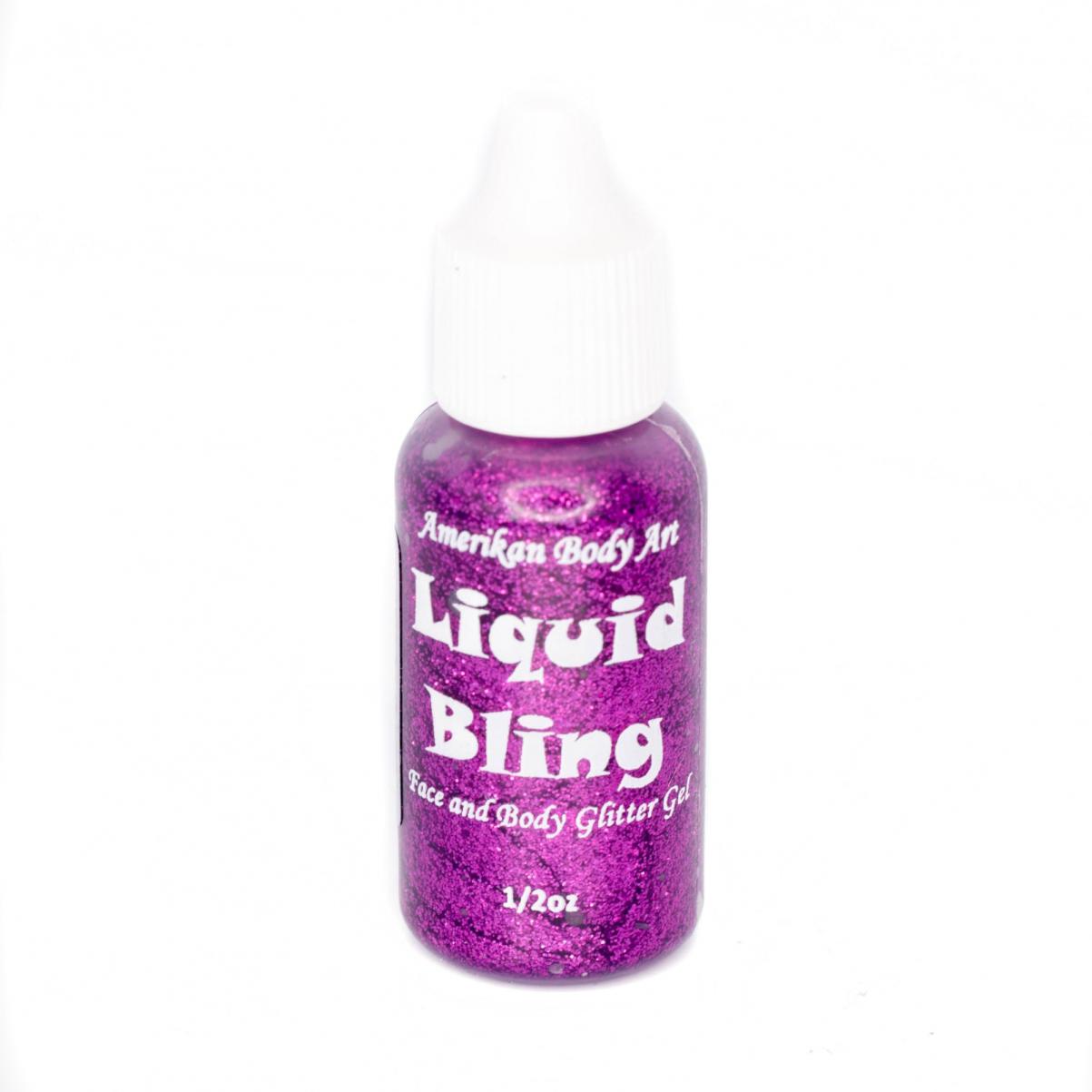 Amerikan Body Art Liquid Bling: Fuchsia .5oz